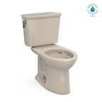 TOTO CST786CEG#03 Drake Transitional Two-Piece Elongated 1.28 Gpf Tornado Flush Toilet With Cefiontect - Bone