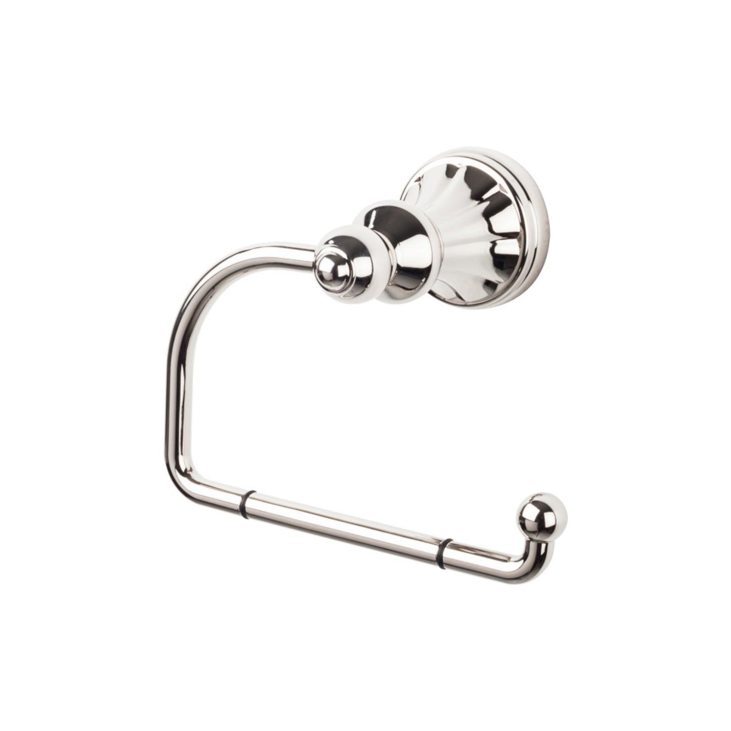 TOP KNOBS HUD4PN TOP BATH (R) Hudson Bath Wall Mounted Toilet Paper Holder - Polished Nickel