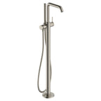HANSGROHE 73440821 Tecturis S Freestanding Tub Filler with 1.75 GPM Handshower - Brushed Nickel