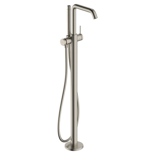 HANSGROHE 73440821 Tecturis S Freestanding Tub Filler with 1.75 GPM Handshower - Brushed Nickel