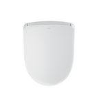 TOTO SW4725#01 Washlet S7 Electronic Bidet Toilet Seat With Ewater+ Bowl And Wand Cleaning And Contemporary Lid - Cotton White