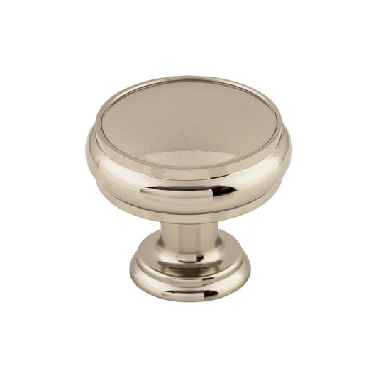 TOP KNOBS TK832PN Eden 1 3/8" Diameter Round Knob - Polished Nickel