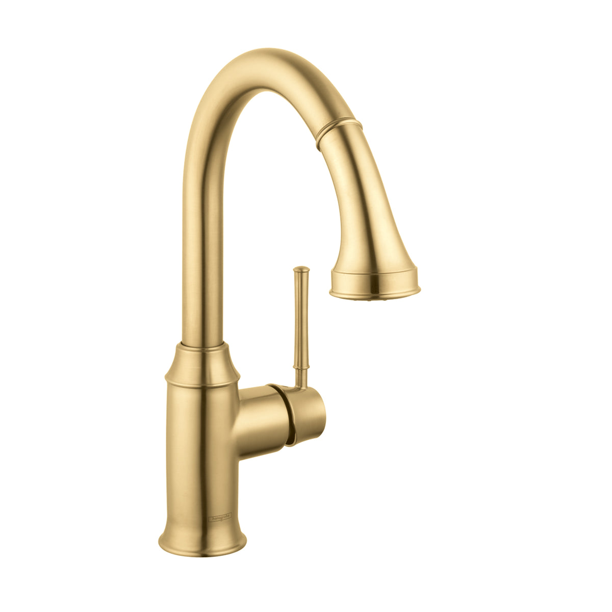 HANSGROHE 04216250 Talis C Prep Kitchen Faucet, 2-Spray Pull-Down, 1.75 GPM - Brushed Gold Optic