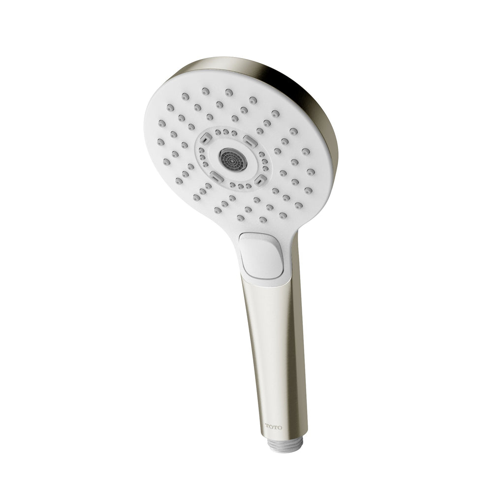 TOTO TBW01011U4#BN G Series 1.75 Gpm Multifunction 4 Inch Round Handshower With Active Wave - Brushed Nickel