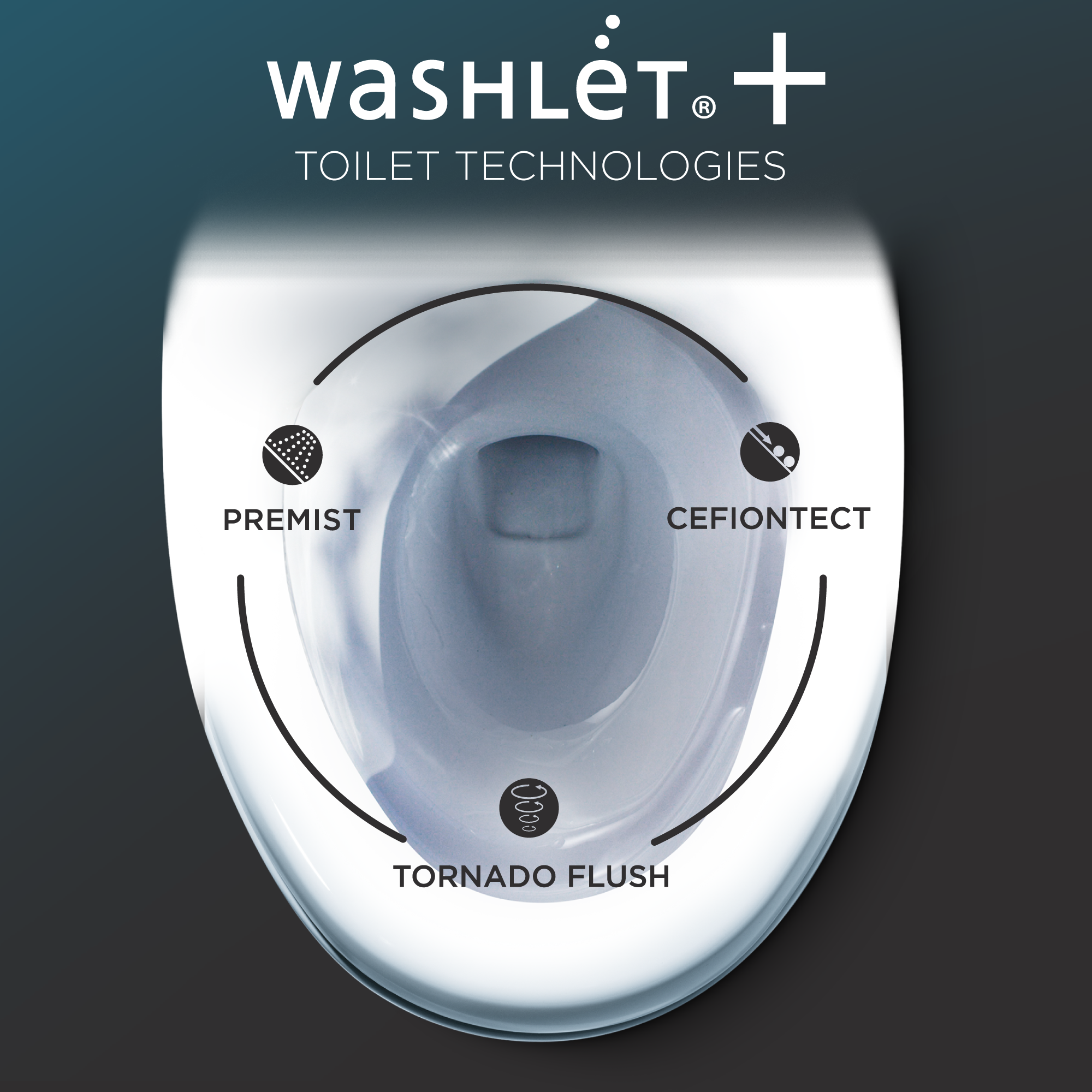 TOTO MW9743084CEFG#01 Washlet+ Eco Guinevere Elongated 1.28 Gpf Universal Height Toilet With C5 Bidet Seat - Cotton White