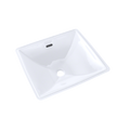 TOTO LT624G#01 Legato Rectangular Undermount Bathroom Sink With Cefiontect - Cotton White