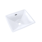 TOTO LT624G#01 Legato Rectangular Undermount Bathroom Sink With Cefiontect - Cotton White