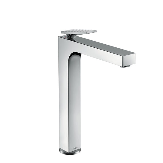 AXOR 39151001 Citterio Single-Hole Faucet 280 with Pop-Up Drain- Rhombic Cut, 1.2 GPM - Chrome