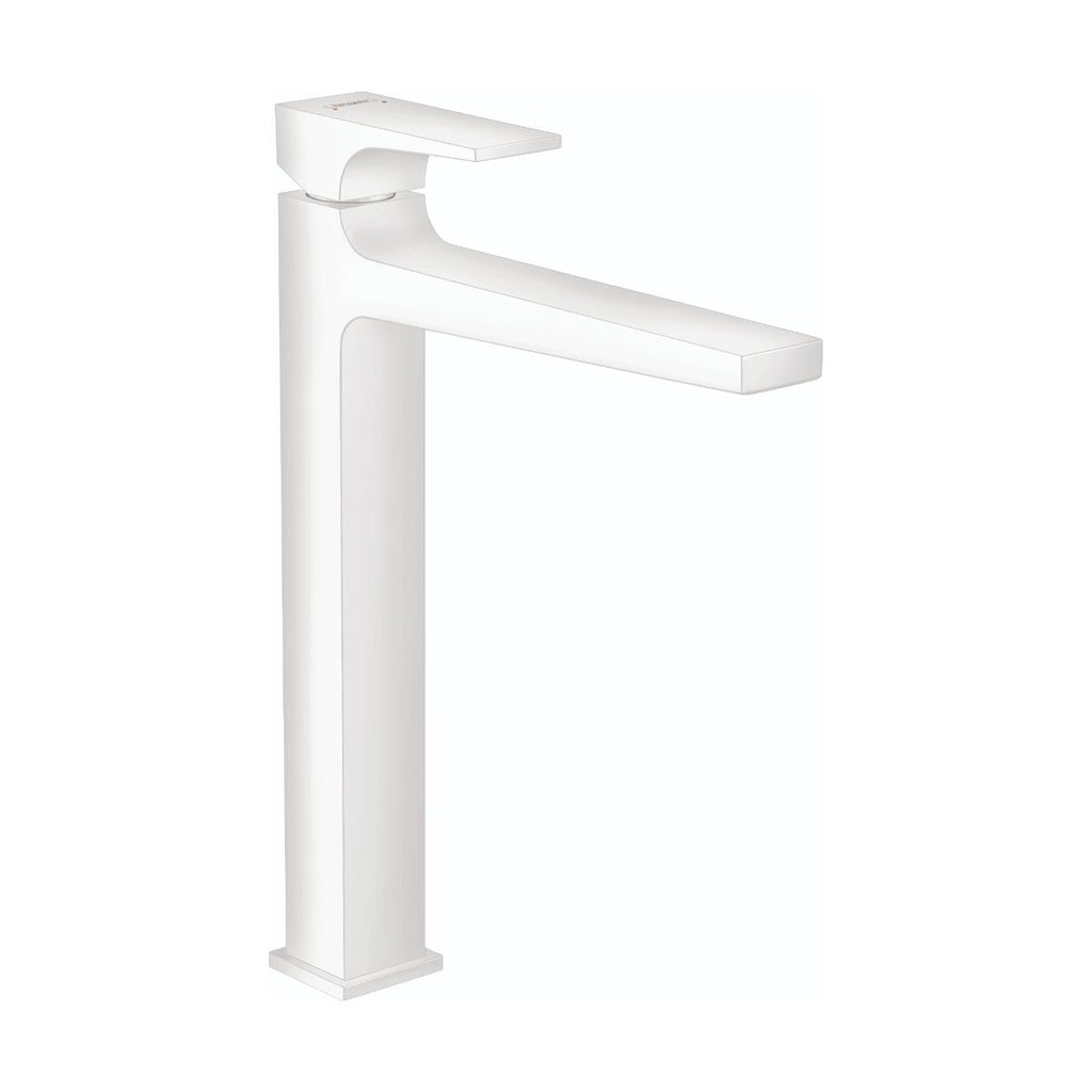 HANSGROHE 32513701 Metropol Single-Hole Faucet 260 with Lever Handle, 1.2 GPM - Matte White