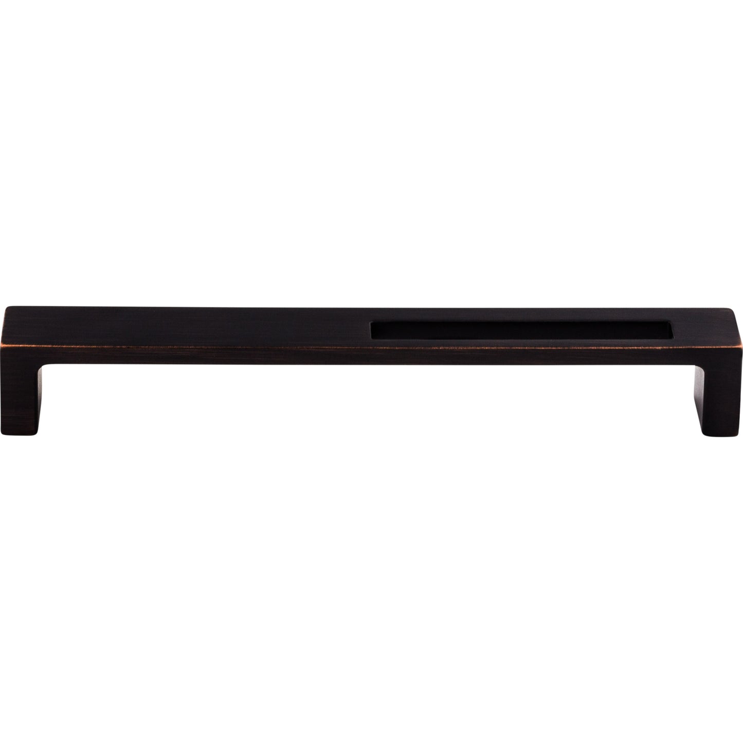 TOP KNOBS TK267TB Modern Metro Slot 7" Center to Center Bar Pull - Tuscan Bronze