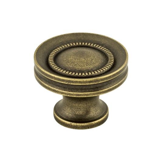 TOP KNOBS M295 Button Faced 1 1/4" Diameter Round Knob - German Bronze