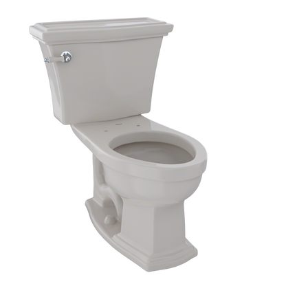 TOTO CST784EF#12 Eco Clayton Two-Piece Elongated 1.28 GPF Universal Height Toilet , Sedona Beige