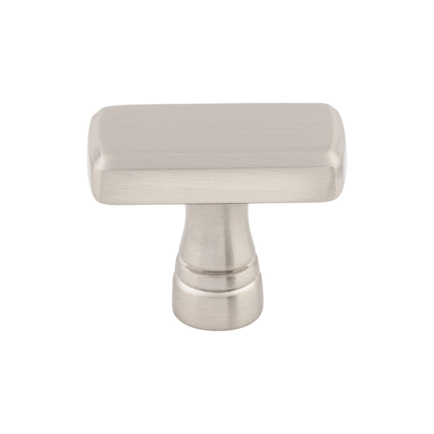 TOP KNOBS TK850BSN Kingsbridge 1 3/8" Length Rectangle Knob - Brushed Satin Nickel