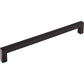 TOP KNOBS TK164BLK Square Bar 12" Center to Center Appliance Pull - Flat Black