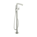 HANSGROHE 72413821 Talis S Freestanding Tub Filler Trim with 1.75 GPM Handshower - Brushed Nickel