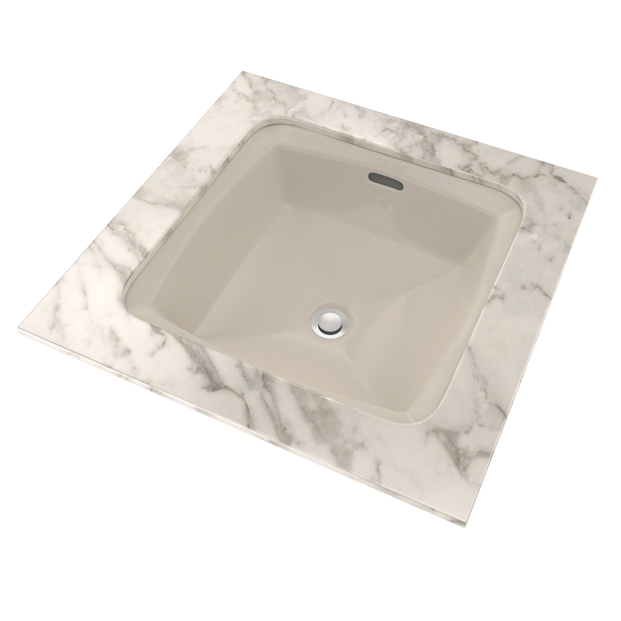 TOTO LT491G#12 Connelly Square Undermount Bathroom Sink With Cefiontect - Sedona Beige