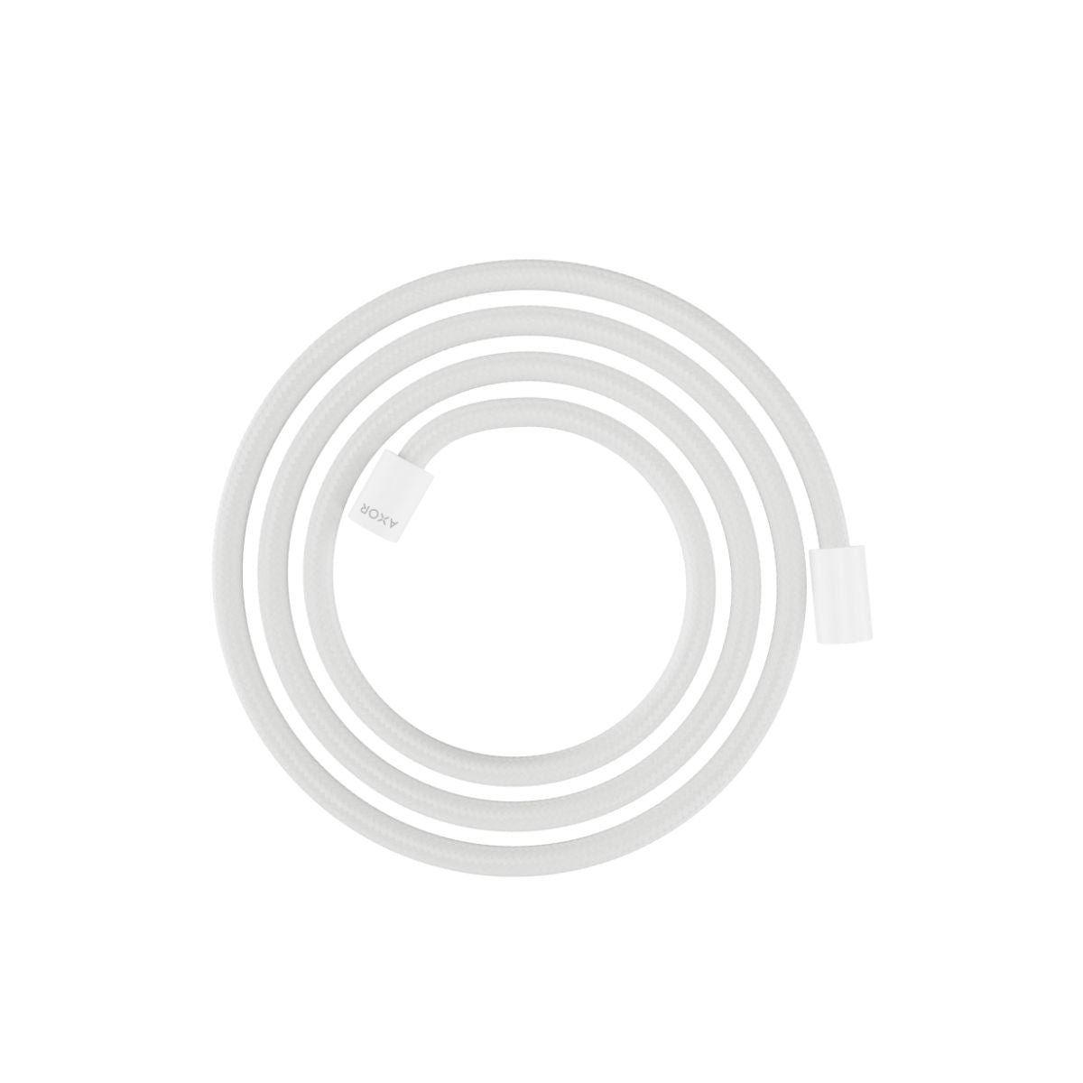 AXOR 28291700 ShowerSolutions Textile Hose with Cylindrical Nut, 79" - Matte White