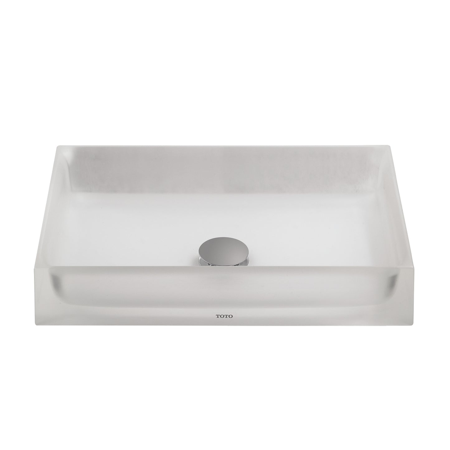 TOTO LLT151#61 Luminist Rectangular Vessel Bathroom Sink - Frosted White