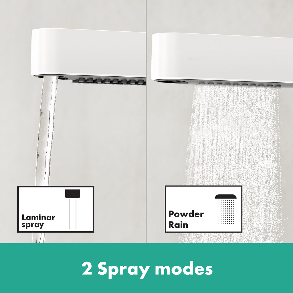 HANSGROHE 76063701 Finoris Single-Hole Faucet 230 with 2-Spray Pull-Out, 1.2 GPM - Matte White