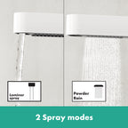 HANSGROHE 76063701 Finoris Single-Hole Faucet 230 with 2-Spray Pull-Out, 1.2 GPM - Matte White