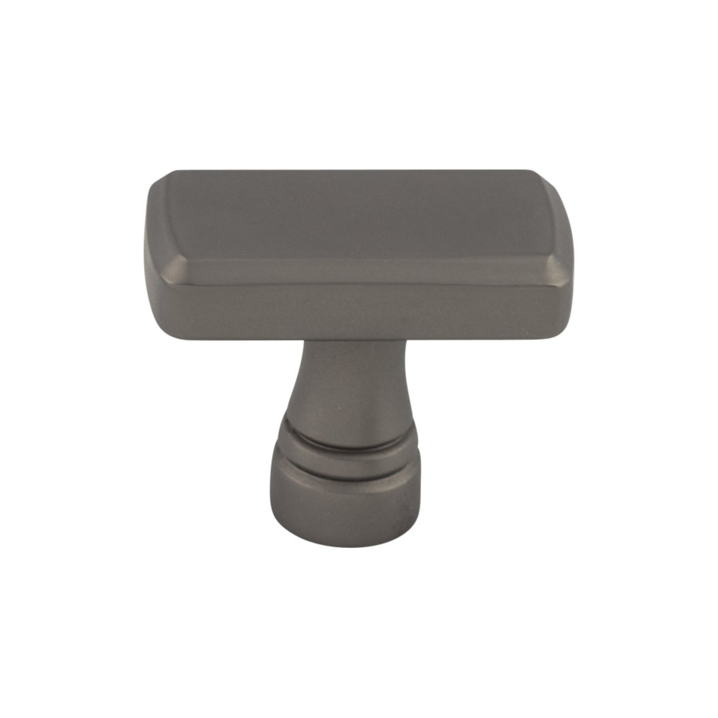 TOP KNOBS TK850AG Kingsbridge 1 3/8" Length Rectangle Knob - Ash Gray