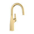 BLANCO 442986 Rivana Rivana Pull-Down Bar Faucet - Satin Gold in Satin Gold