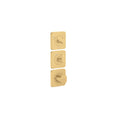 AXOR 49710251 Citterio C Thermostatic Module Trim 15" x 5" for 3 Functions - Brushed Gold Optic