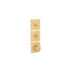 AXOR 49710251 Citterio C Thermostatic Module Trim 15" x 5" for 3 Functions - Brushed Gold Optic