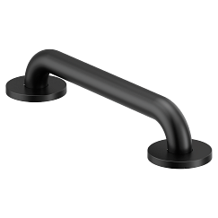 MOEN R8712BL Matte black 12" concealed screw grab bar - Matte Black
