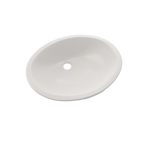 TOTO LT579G#11 Rendezvous Oval Undermount Bathroom Sink With Cefiontect - Colonial White