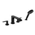 HANSGROHE 75443671 Vivenis 4-Hole Roman Tub Set Trim with 1.75 GPM Handshower - Matte Black