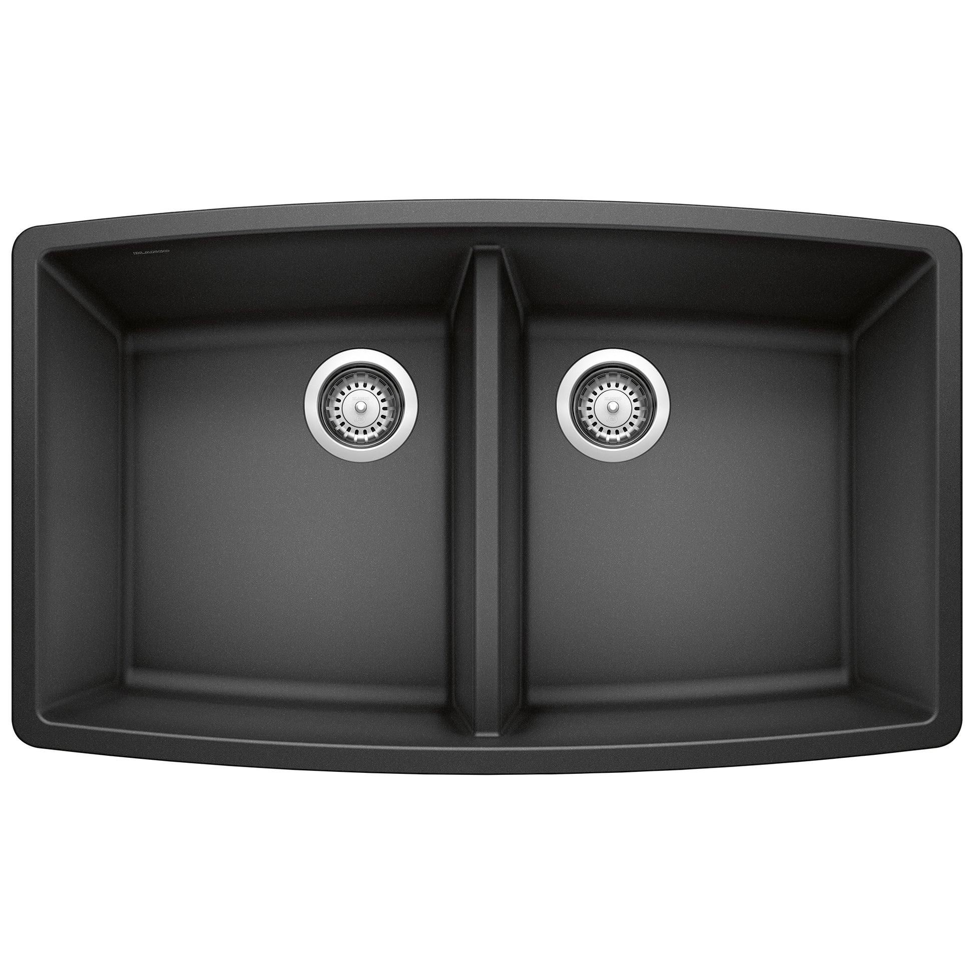 BLANCO 440069 Performa Performa SILGRANIT 33" 50/50 Double Bowl Undermount Kitchen Sink - Anthracite in Anthracite