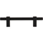 JEFFREY ALEXANDER 478-96MB Larkin 1 96 mm Center-to-Center Bar Pull - Matte Black