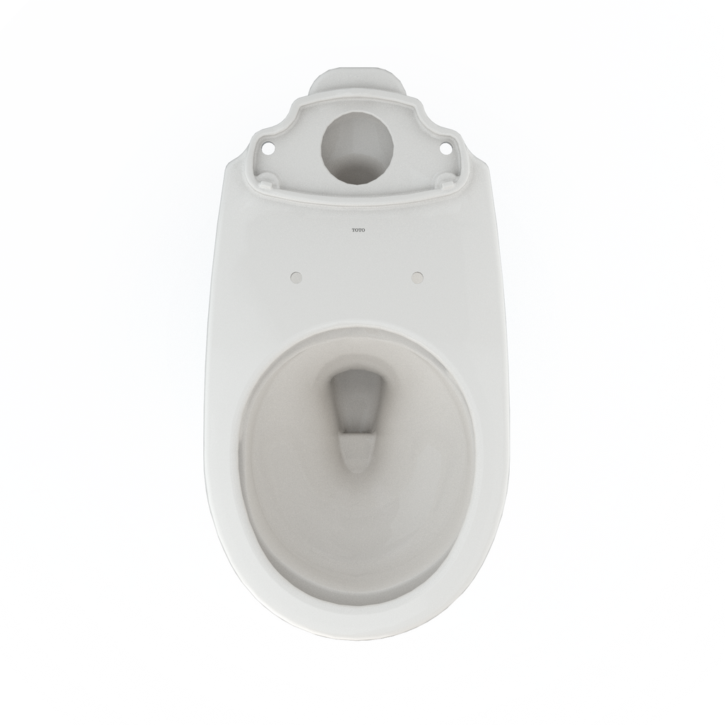 TOTO C775CEFG#11 Drake Round Tornado Flush Toilet Bowl With Cefiontect - Colonial White