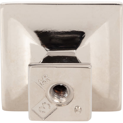 JEFFREY ALEXANDER 944NI Roman 1-1/4" Length Square Knob - Polished Nickel
