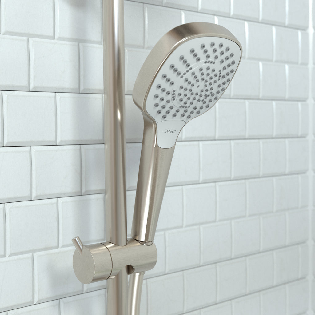 HANSGROHE 04723820 Croma Select E Handshower 110 3-Jet, 1.75 GPM - Brushed Nickel