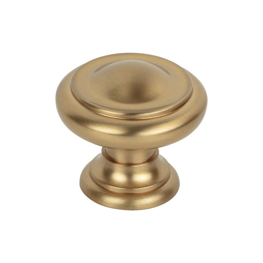 TOP KNOBS M1565 Dome 1 1/8" Diameter Mushroom Knob - Honey Bronze