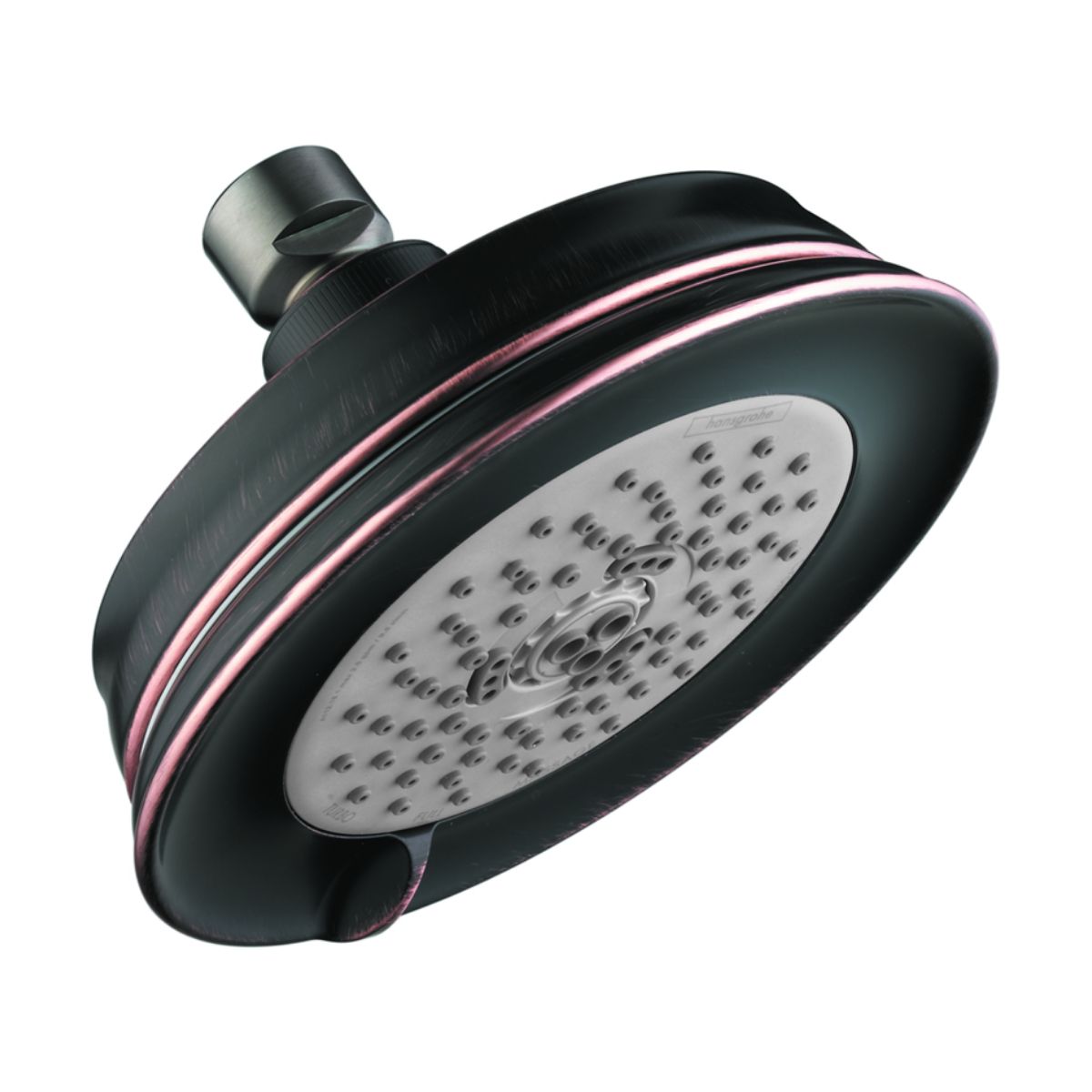 HANSGROHE 04070920 Croma 100 Classic Showerhead 3-Jet, 2.5 GPM - Rubbed Bronze