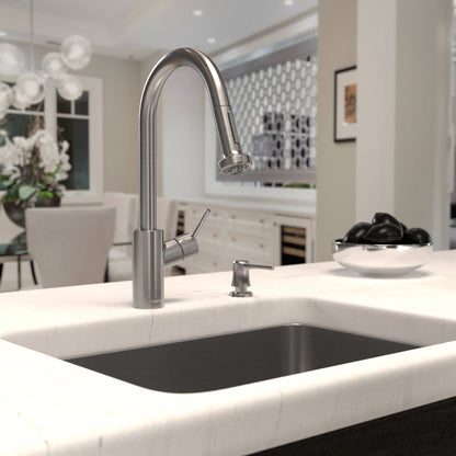 HANSGROHE 14877801 Talis S² HighArc Kitchen Faucet, 2-Spray Pull-Down, 1.75 GPM - Stainless Steel Optic
