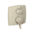 HANSGROHE 15865821 Ecostat Classic Pressure Balance Trim Classic Square with Diverter - Brushed Nickel