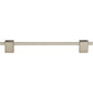 ATLAS 297-BRN Element 7 9/16" Center to Center Bar Pull - Brushed Nickel