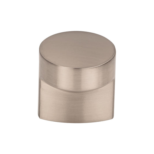 TOP KNOBS TK3040BSN Hartridge 1 1/8" Length Cylindrical Knob , Brushed Satin Nickel