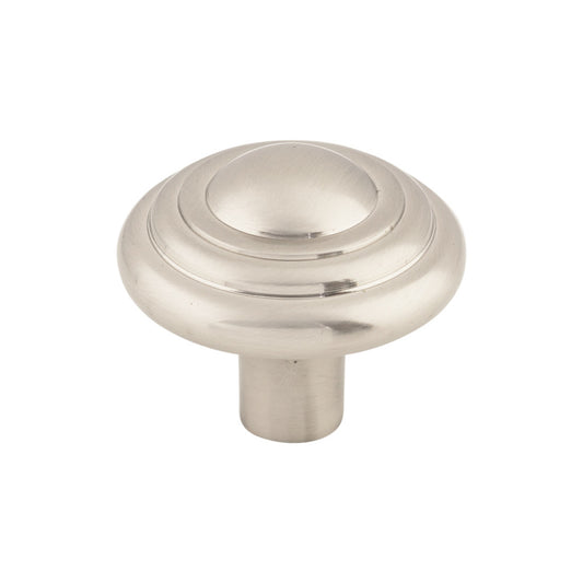 TOP KNOBS M2035 Aspen II Button 1 3/4" Diameter Round Knob - Brushed Satin Nickel