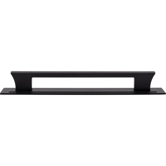 ATLAS A6008-BL Zander 12" Center to Center Appliance Pull - Matte Black