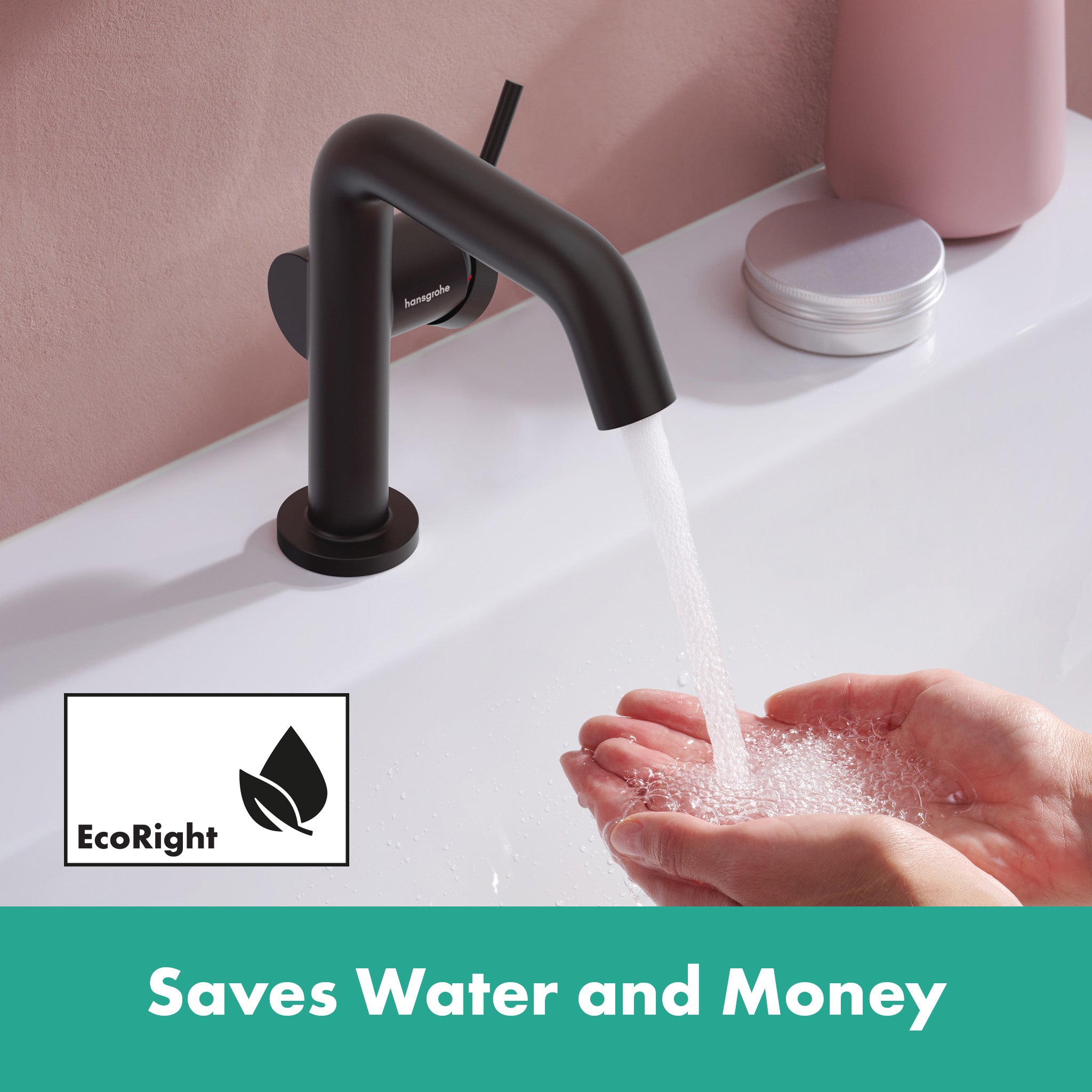 HANSGROHE 73321671 Tecturis S Single-Hole Fine 110, 1.2 GPM - Matte Black