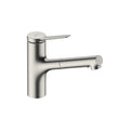 HANSGROHE 74810801 Zesis Kitchen Faucet 2-Spray, Pull-Out, 1.5 GPM - Stainless Steel Optic