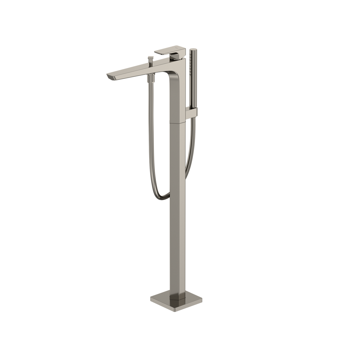 TOTO TBG07306U#PN Ge Single-Handle Free Standing Tub Filler With Handshower - Polished Nickel