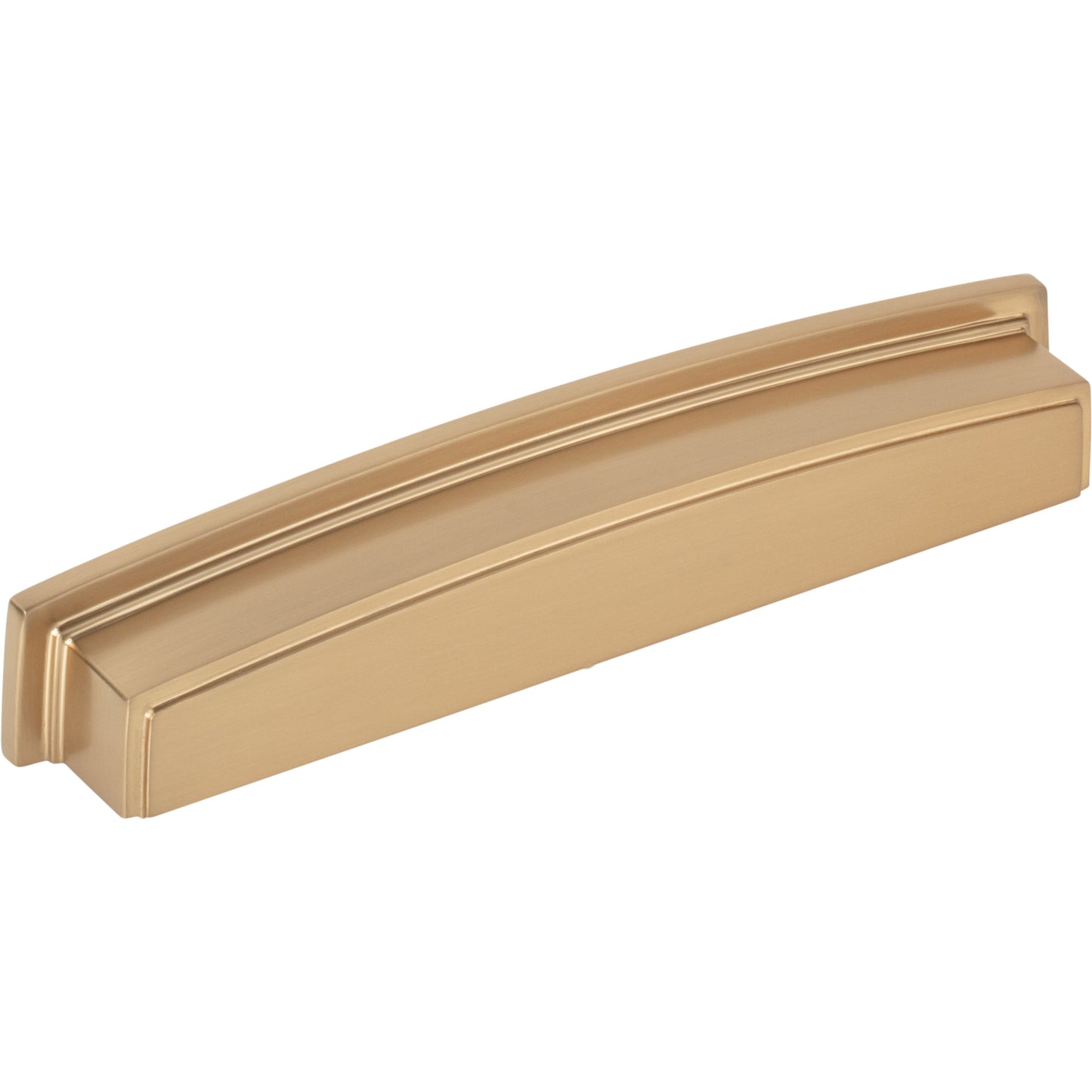 JEFFREY ALEXANDER 141-160SBZ Renzo 160 mm Center-to-Center Cup/Bin Pull - Satin Bronze