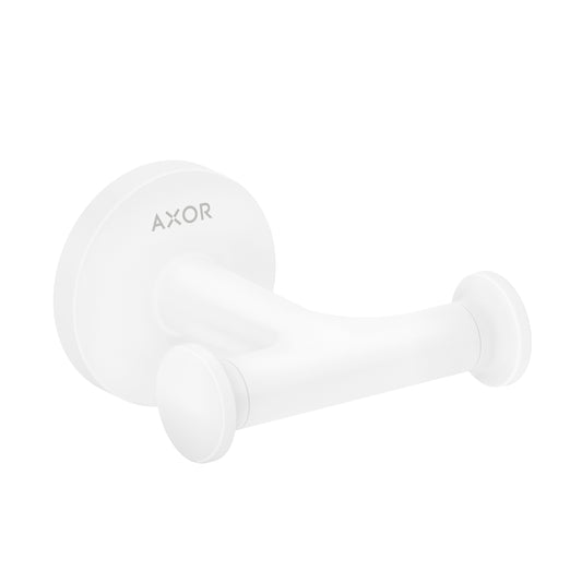 AXOR Universal Circular Double Hook in Matte White