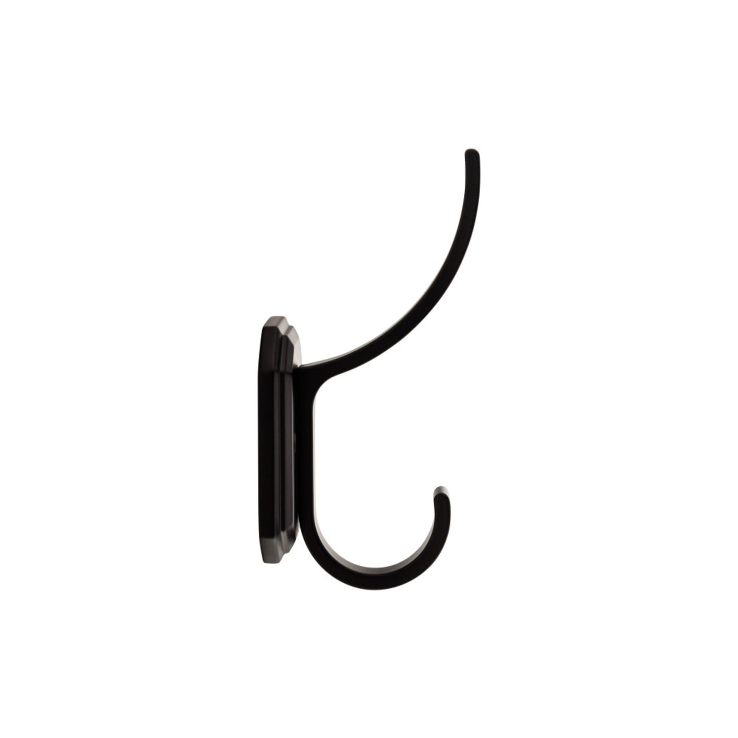 TOP KNOBS TK1065BLK Emerald 6 1/4" Wall Hooks - Flat Black